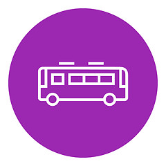 Image showing Bus line icon.