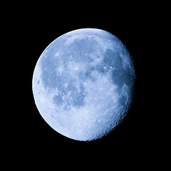 Image showing Waning gibbous moon