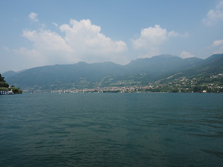 Image showing View of Lake Iseo