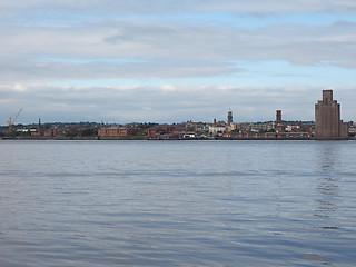 Image showing View of Birkenhead in Liverpool