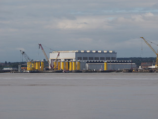 Image showing View of Birkenhead in Liverpool