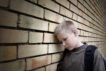 Image showing upset boy