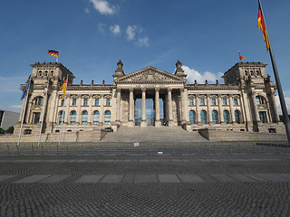 Image showing Reichstag parliament in Berlin