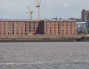 Image showing Albert Dock in Liverpool