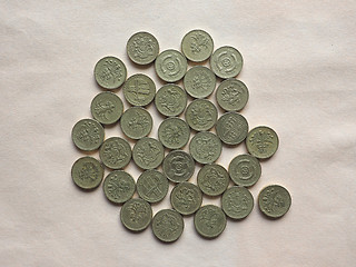 Image showing GBP Pound coins