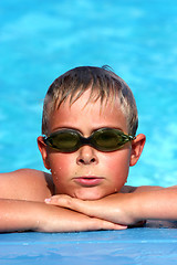 Image showing Boy at the pool