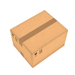 Image showing Cardboard box