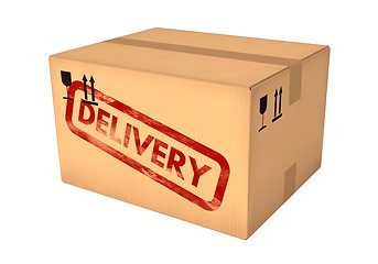 Image showing Free shipping box.