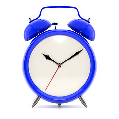 Image showing Alarm clock on white background