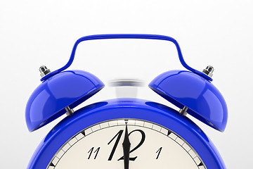 Image showing Alarm clock on white background