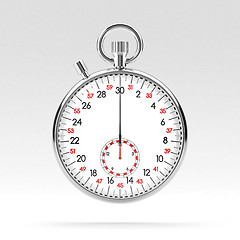 Image showing Mechanical stopwatch illustration