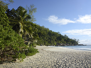 Image showing Beach of Anse Georgette, Seychelles   