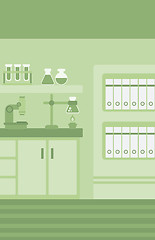 Image showing Background of laboratory interior.