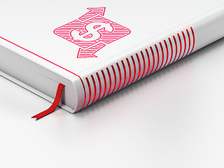 Image showing Finance concept: closed book, Finance on white background