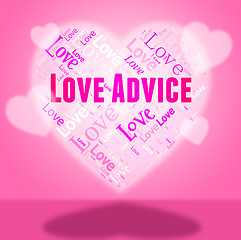 Image showing Love Advice Means Guidance Devotion And Faq