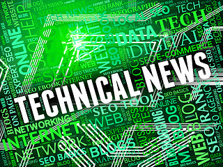 Image showing Technical News Indicates Scientific Electronics And Technologies