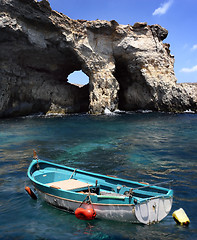 Image showing Gozo cliff face