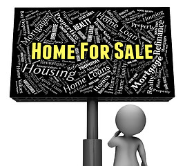 Image showing Home For Sale Shows Property Market And Properties