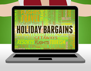 Image showing Holiday Bargains Represents Holidays Promotional And Vacation