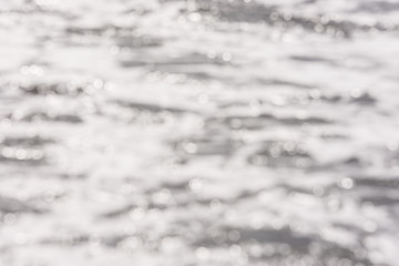 Image showing Background - blurred sea surface water with the reflection of sunlight