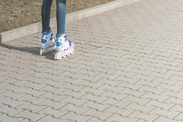 Image showing roller skate shoes