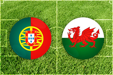 Image showing Portugal vs Wales