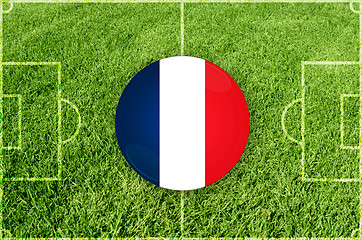 Image showing France football symbol