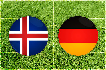 Image showing Iceland vs Germany