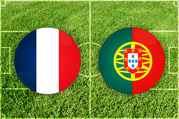 Image showing France vs Portugal