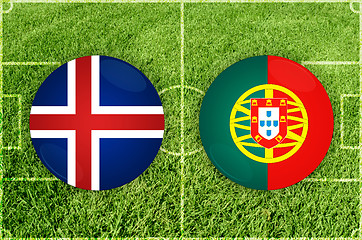 Image showing Iceland vs Portugal