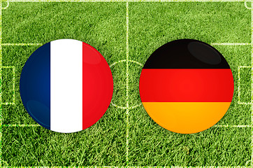 Image showing France vs Germany