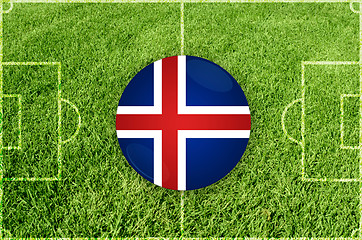 Image showing Iceland football symbol