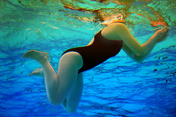 Image showing Swimming