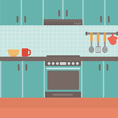 Image showing Background of kitchen.