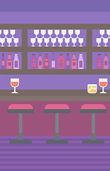 Image showing Background of bar counter.