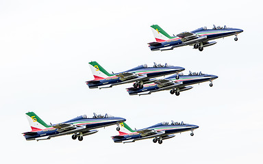 Image showing LEEUWARDEN, THE NETHERLANDS-JUNE 11, 2016: Italian aerobatic tea