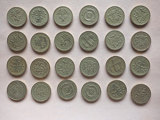 Image showing GBP Pound coins