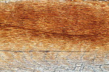 Image showing old reddish wooden plank texture
