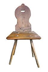 Image showing old handmade chair