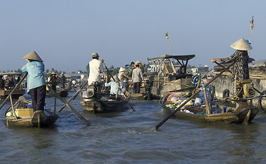 Image showing ASIA VIETNAM MEKONG DELTA FLOATING MARKET