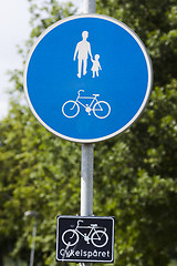 Image showing walk and bike