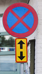 Image showing stopping forbidden