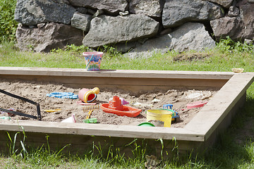 Image showing sand box