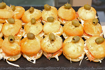 Image showing Salmon Sandwiches