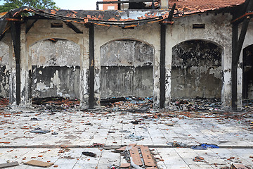 Image showing Burned Building