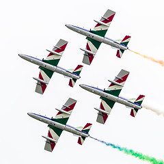 Image showing LEEUWARDEN, THE NETHERLANDS-JUNE 11, 2016: Italian aerobatic tea