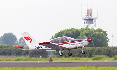 Image showing LEEUWARDEN, THE NETHERLANDS - JUNE 11, 2016: Socata TB-20 Trinid