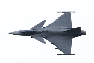 Image showing LEEUWARDEN, THE NETHERLANDS-JUNE 10: Modern tactical fighter jet