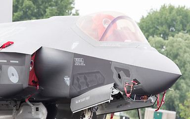 Image showing LEEUWARDEN, NETHERLANDS - JUNE 11, 2016: Close-up of the new F-3