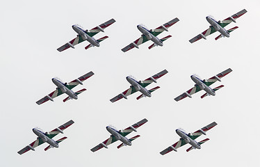 Image showing LEEUWARDEN, THE NETHERLANDS-JUNE 11, 2016: Italian aerobatic tea